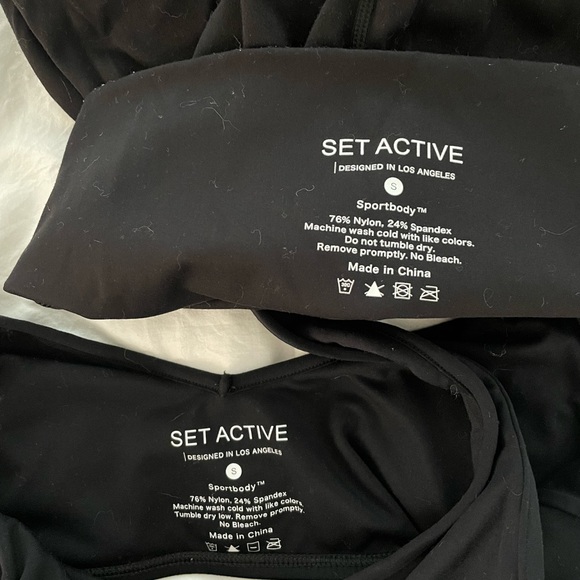 Set Active Full Leggings & Bra Set - Picture 2 of 3